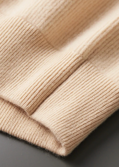 Pure Extra-Fine Merino Wool Ribbed Zip Cardigan | Apuro