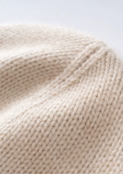 Sand Cashmere Wintertime Beanie | Apuro