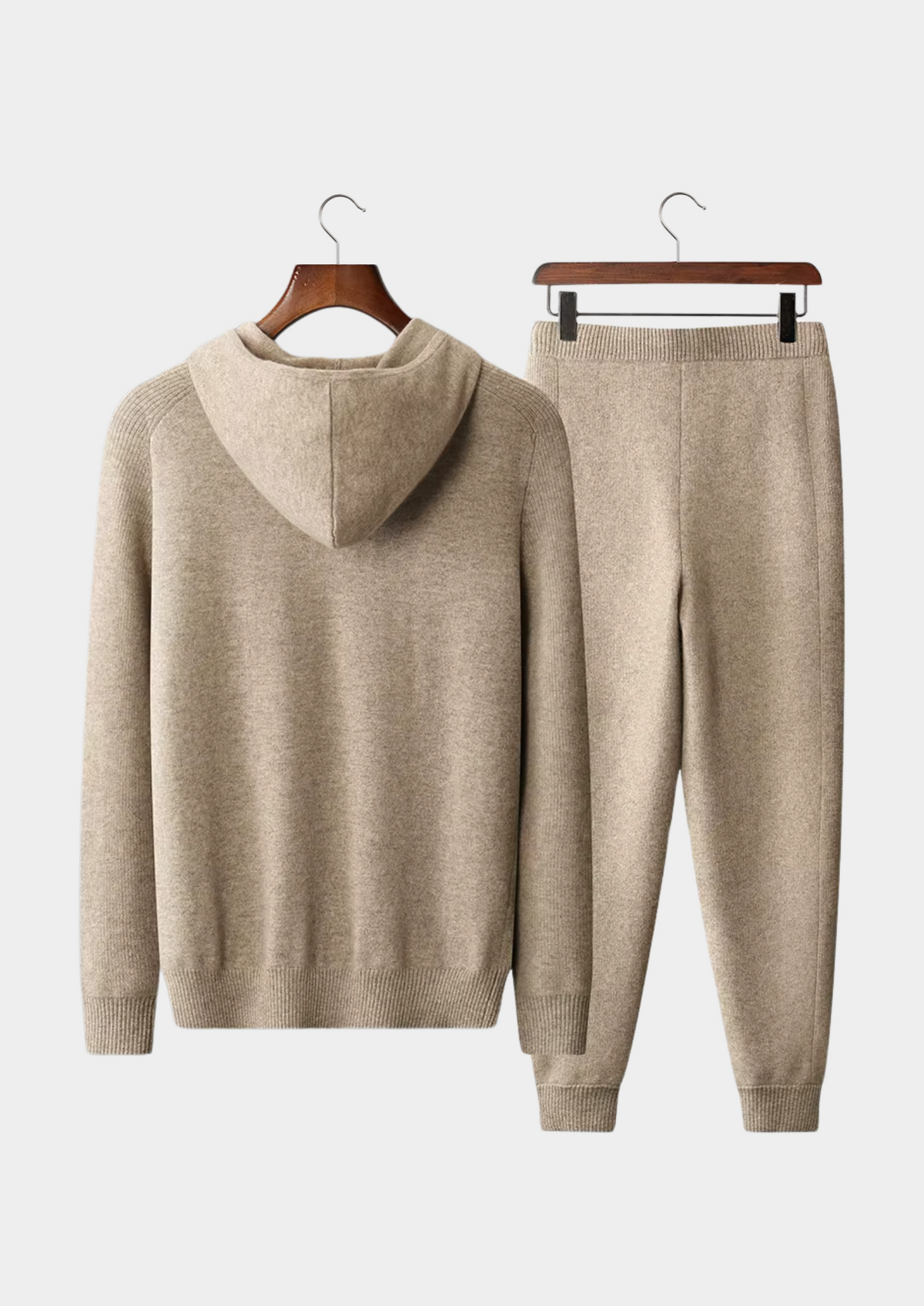 Premium Cashmere Sand Kilian Leisure Set | Apuro