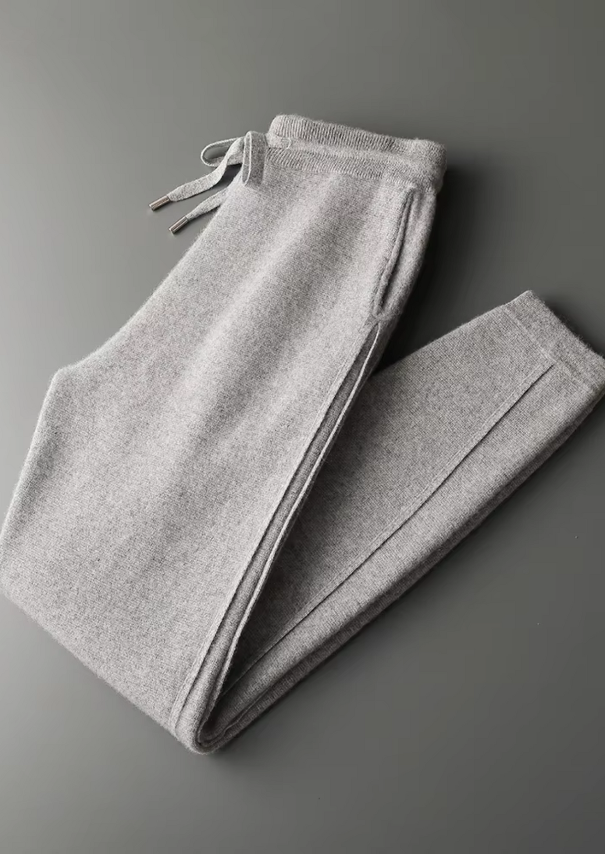 Premium Cashmere Slim Trousers | Apuro