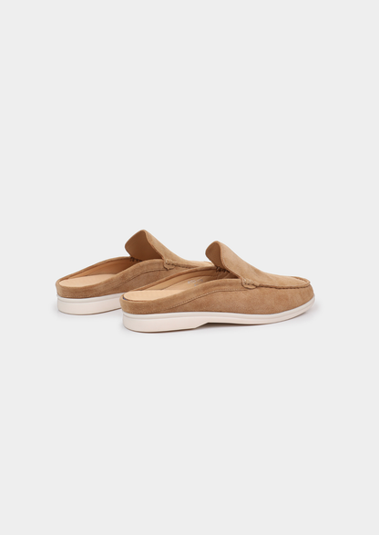 Caramel Marina Suede Slipper | Apuro