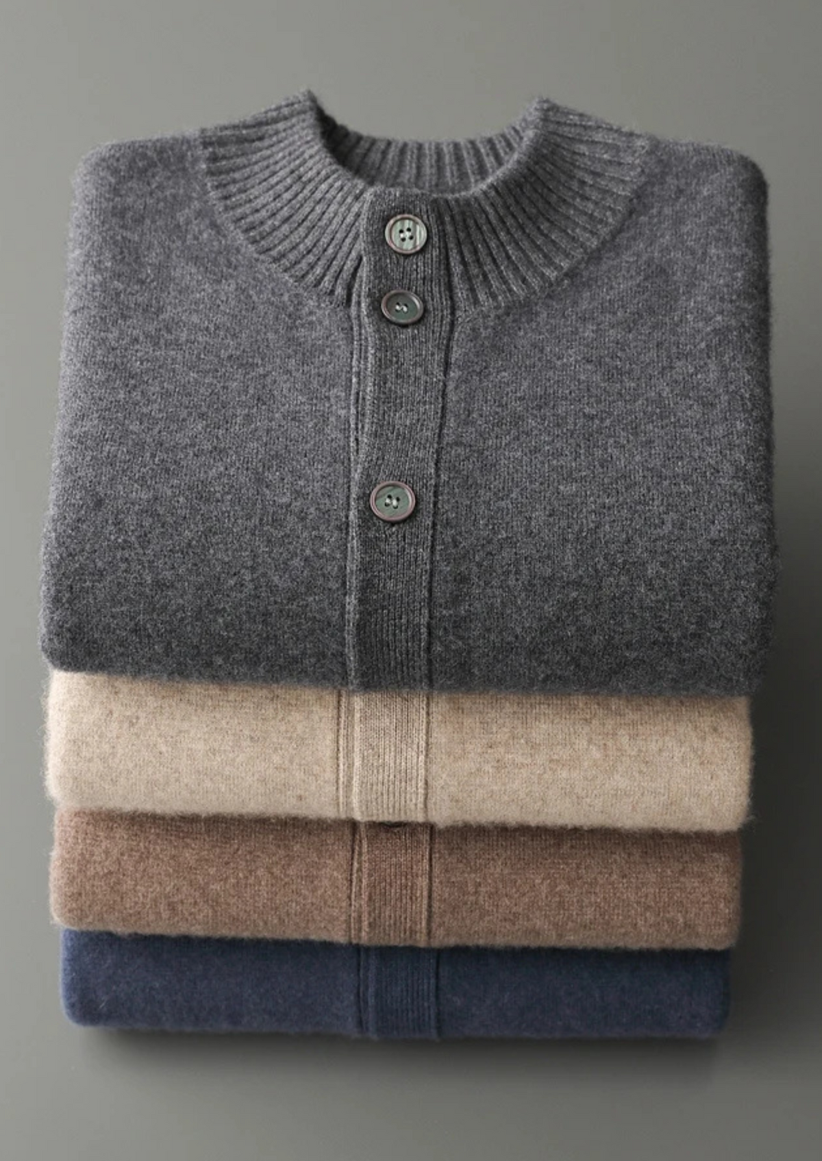 Premium Cashmere Button Cardigan | Apuro