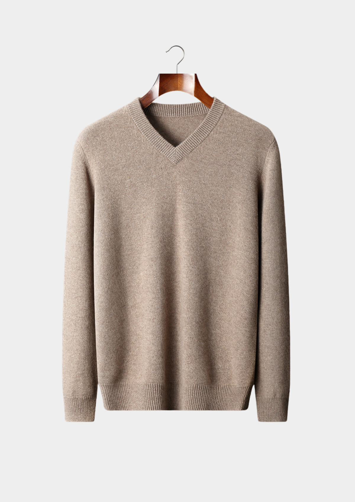 Pure Cashmere Essential V-Neck Sweater | Apuro