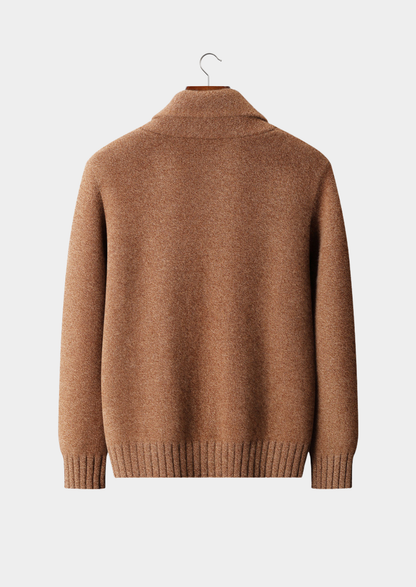 Pure Cashmere Shawl Collar Cardigan | Apuro