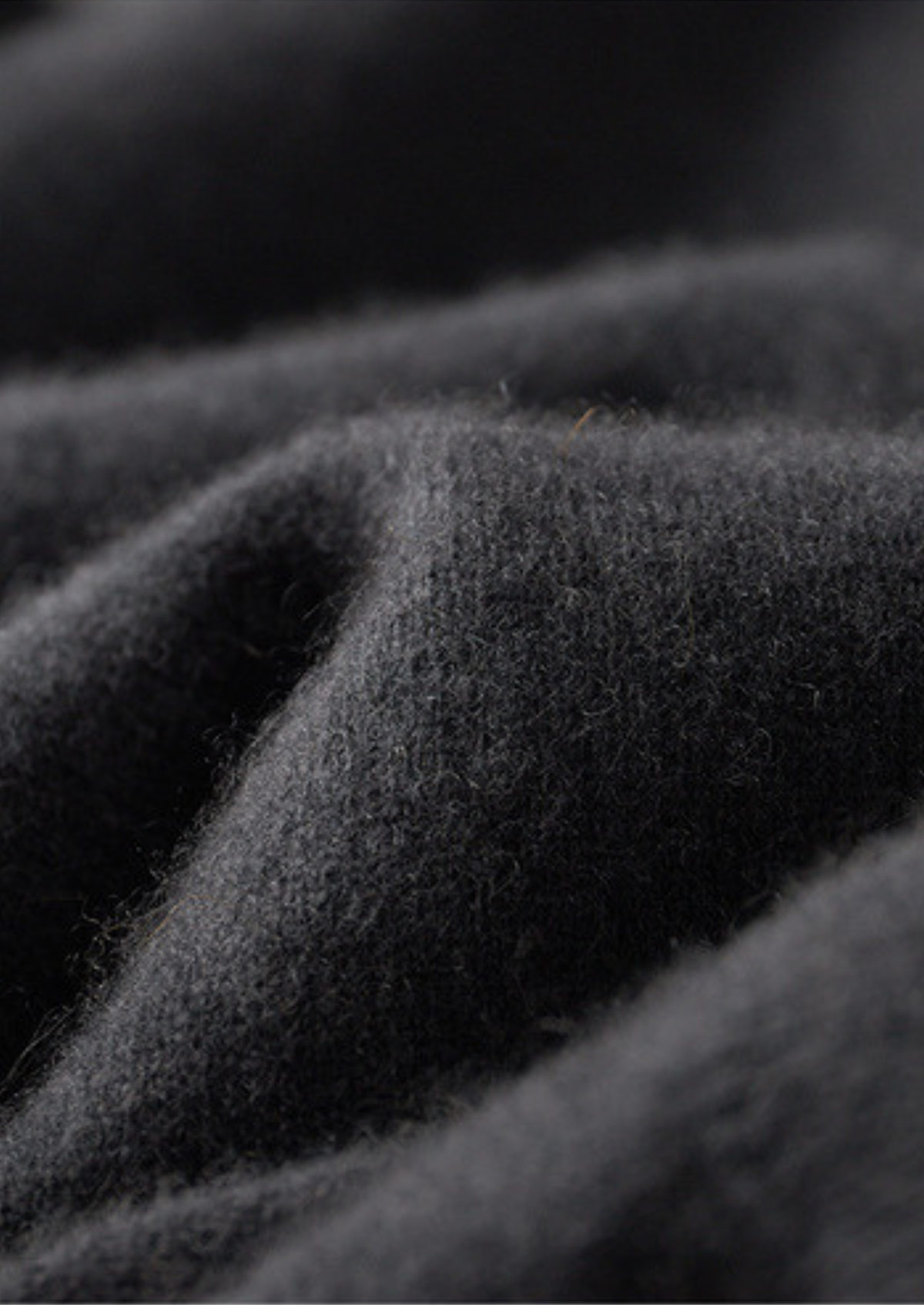 Pure Cashmere Dark Gray Dual Zip Cardigan | Apuro