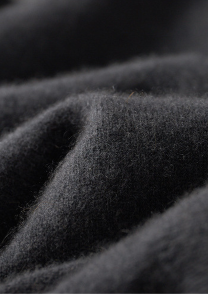 Pure Cashmere Dark Gray Dual Zip Cardigan | Apuro