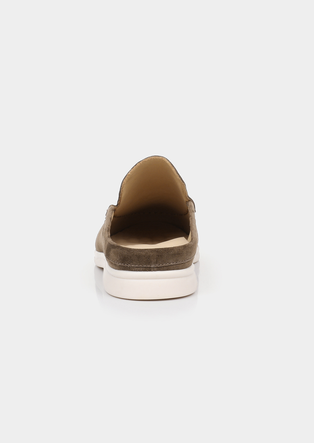Olive Marina Suede Slipper | Apuro