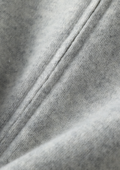 Pure Extra-Fine Merino Wool Light Gray Luzzo Set | Apuro
