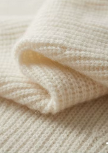 Pure Extra-Fine Merino Wool Ribbed Half-Zip | Apuro