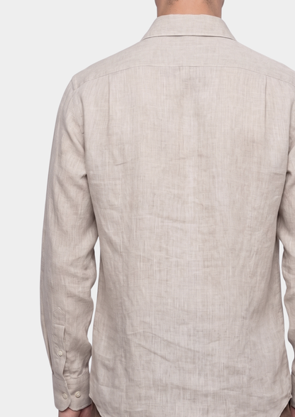 Amalfi Coastal Shirt - Light Beige | Apuro