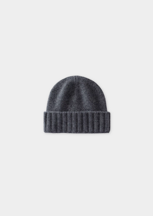 Dark Gray Cashmere Wintertime Beanie | Apuro