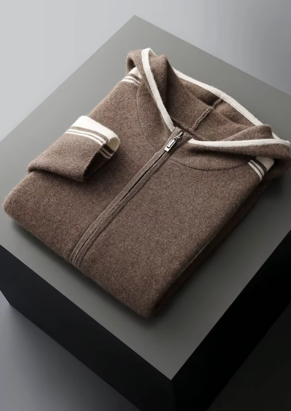 Pure Extra-Fine Merino Wool Dark Mocha Damien Set | Apuro