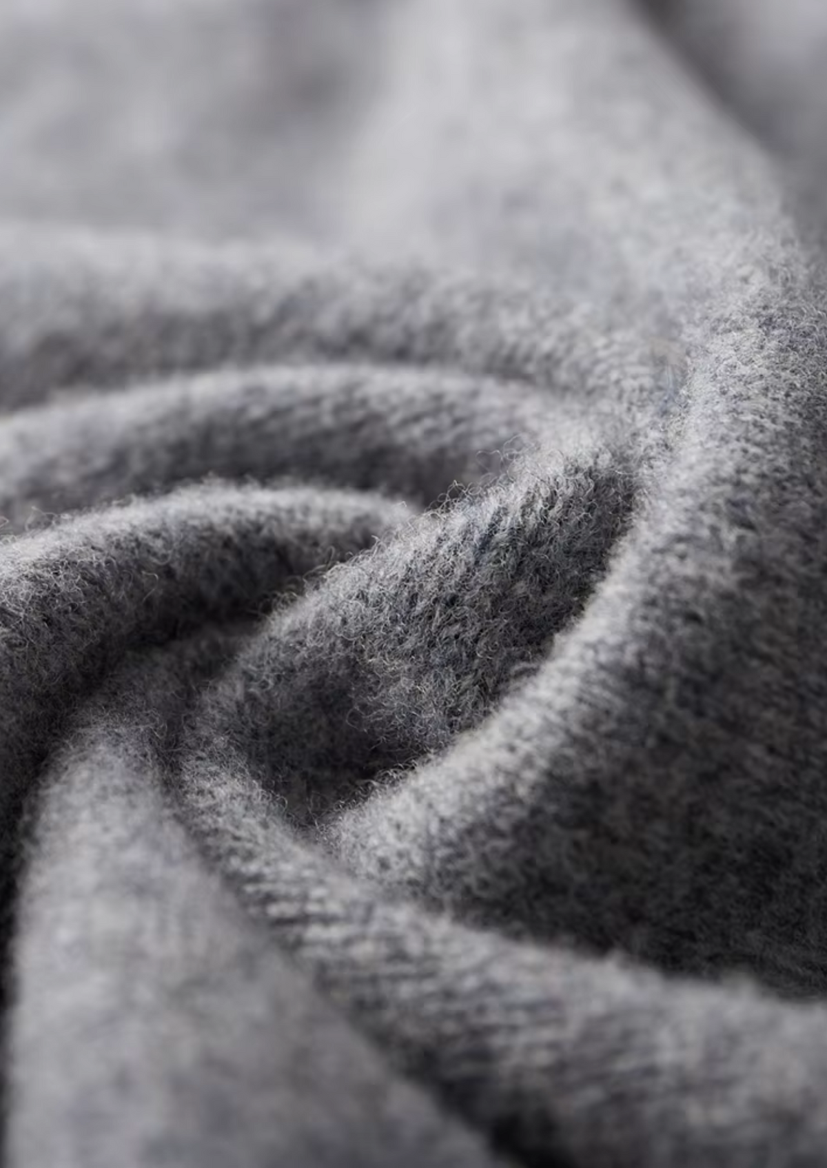 Pure Extra-Fine Merino Wool Two-Tone Zip Cardigan | Apuro