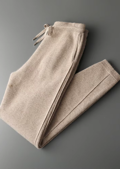 Premium Cashmere Slim Trousers | Apuro