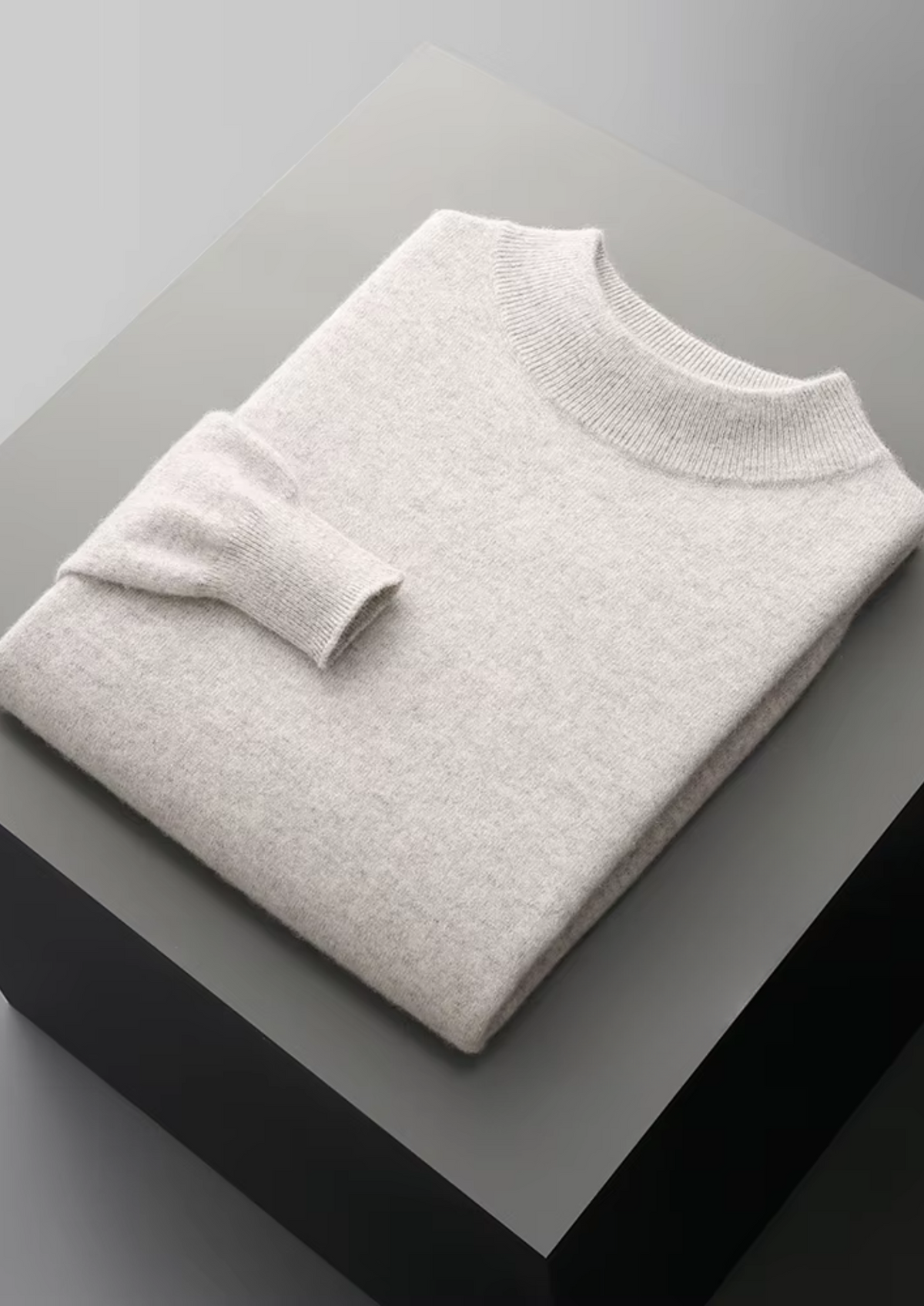 Pure Extra-Fine Merino Wool Classic Mockneck | Apuro