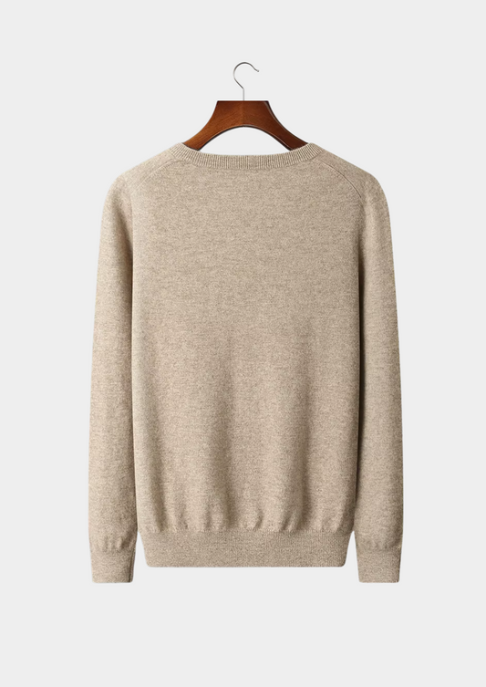 Pure Extra-Fine Merino Wool Classic V-Neck Sweater | Apuro