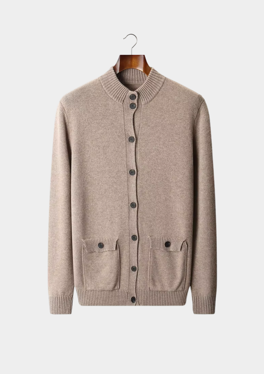 Pure Extra-Fine Merino Wool Button Cardigan | Apuro