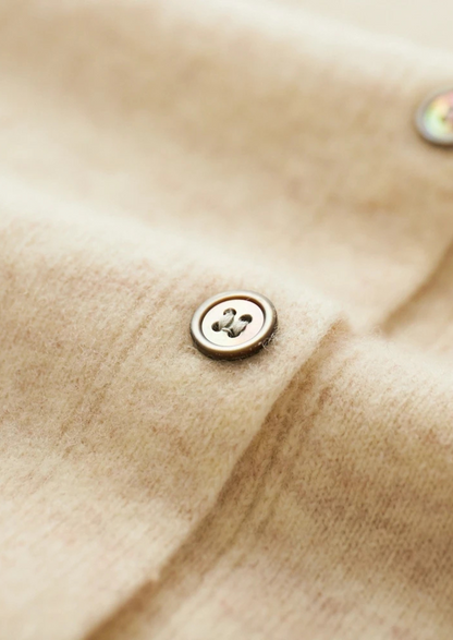 Pure Extra-Fine Merino Wool Polo Cardigan | Apuro