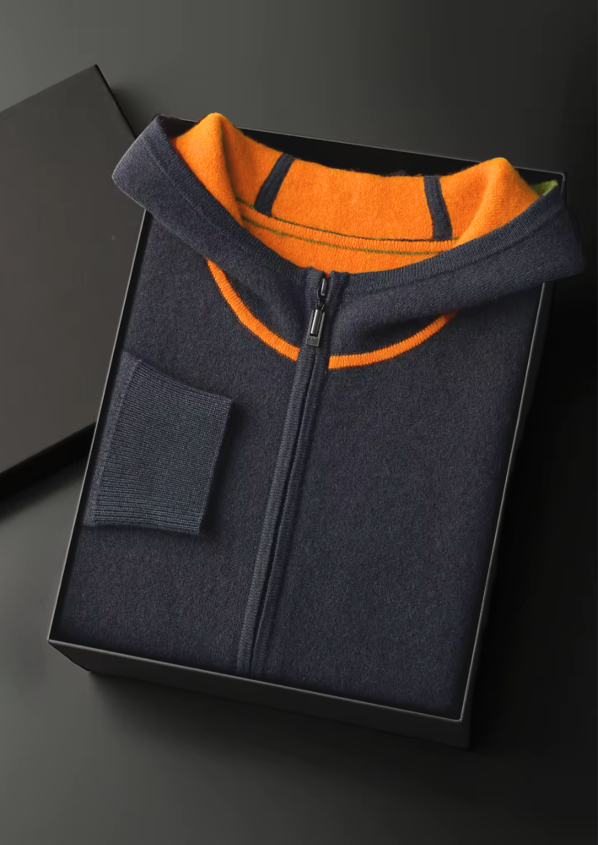 Premium Cashmere Deep Gray Milano Leisure Set | Apuro