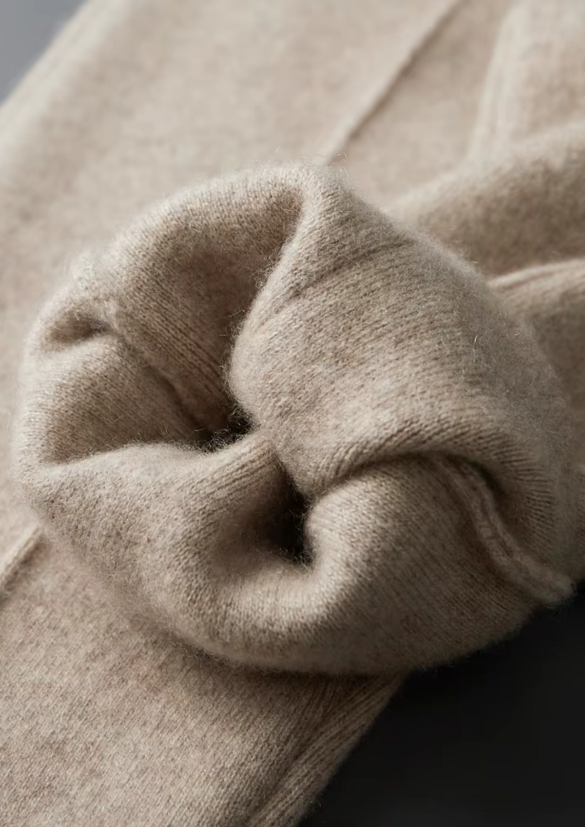 Pure Extra-Fine Merino Wool Sand Luzzo Set | Apuro