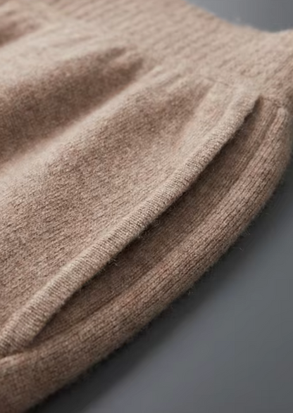Premium Cashmere Straight Trousers | Apuro