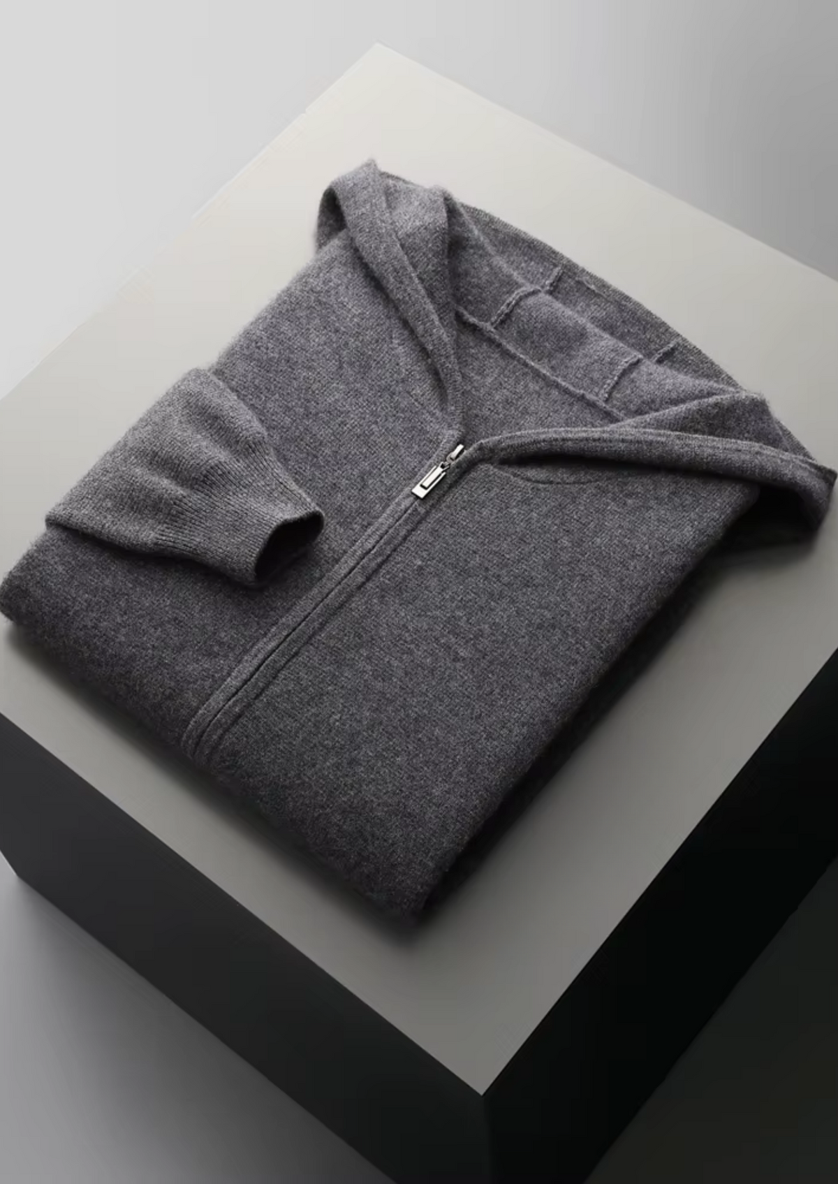 Pure Extra-Fine Merino Wool Dark Gray Arvo Set | Apuro