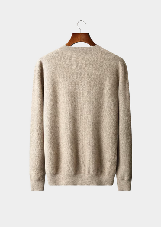 Premium Cashmere Classic Henley Sweater | Apuro