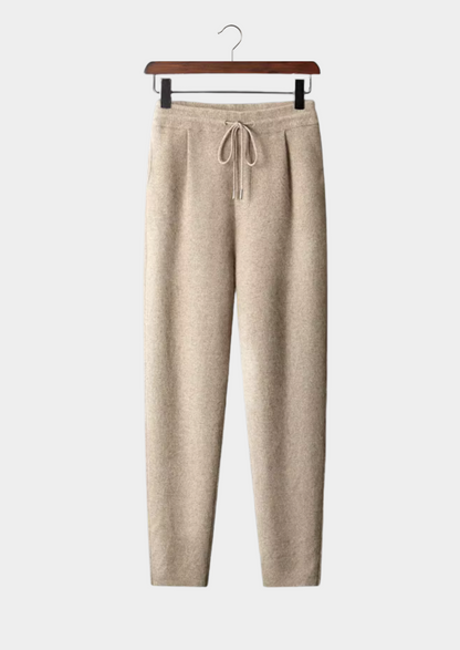 Premium Cashmere Pleated Trousers | Apuro