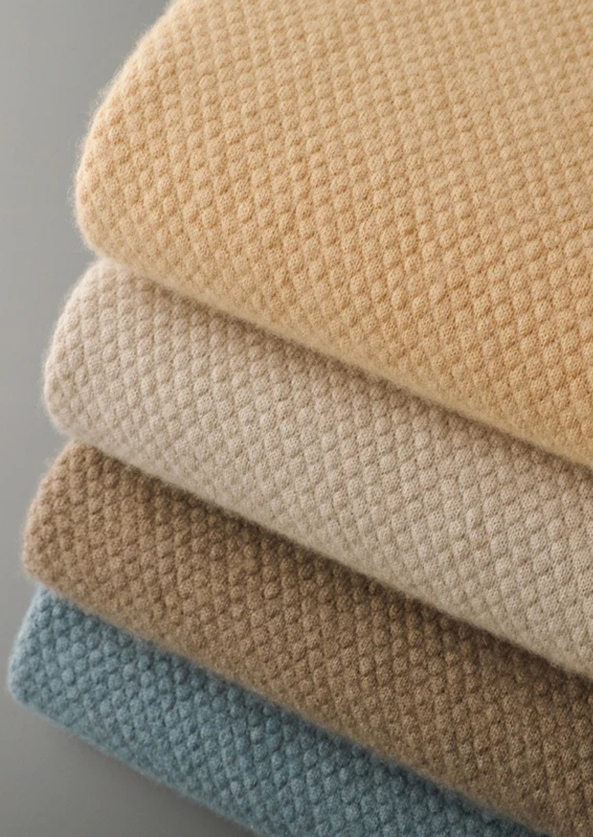 Premium Cashmere Mustard Two-Tone Polo | Apuro