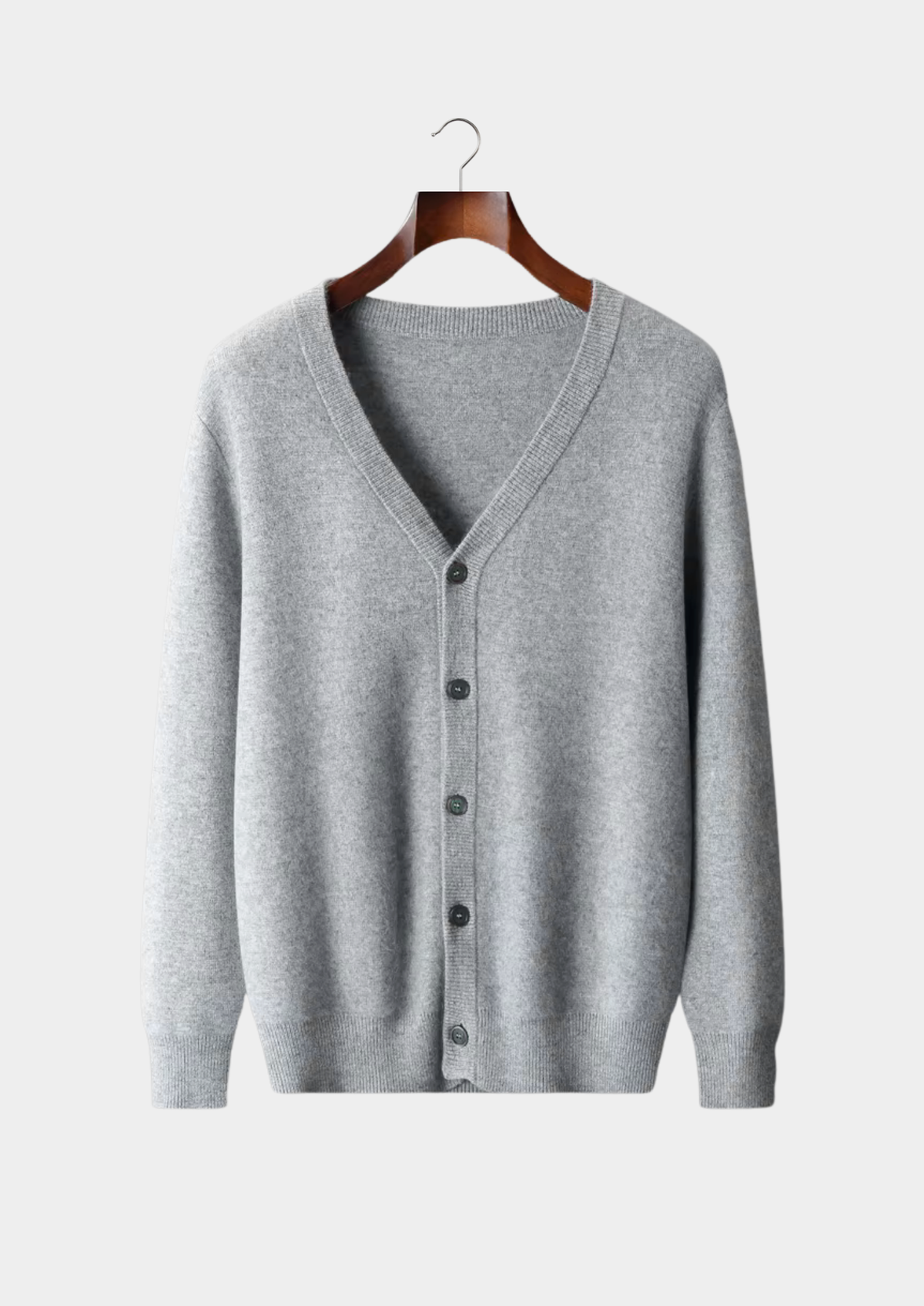 Pure Extra-Fine Merino Wool Essential Cardigan | Apuro