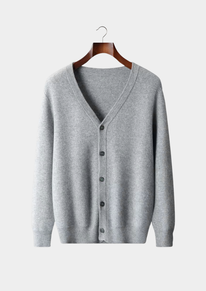 Pure Extra-Fine Merino Wool Essential Cardigan | Apuro