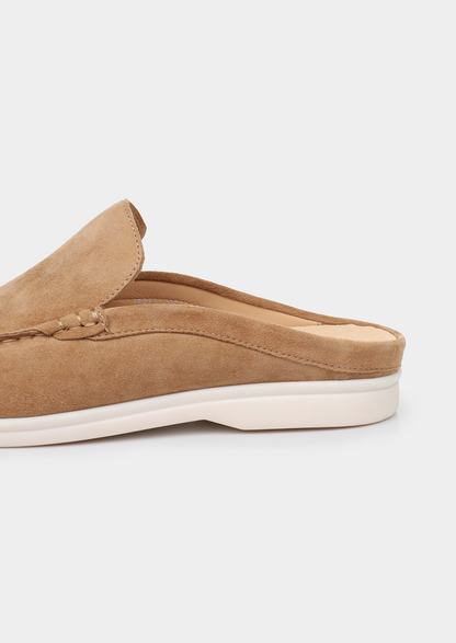 Caramel Marina Suede Slipper | Apuro