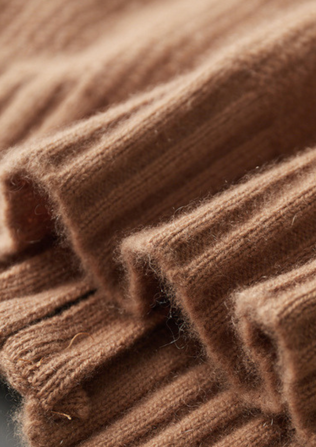 Pure Cashmere Mustard Ribbed Zip Cardigan | Apuro