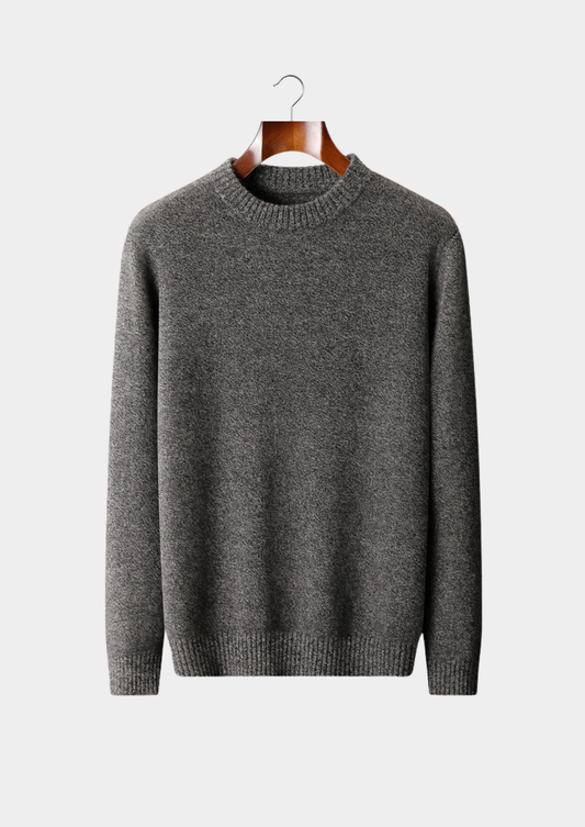 Pure Cashmere Gray Essential Crewneck | Apuro