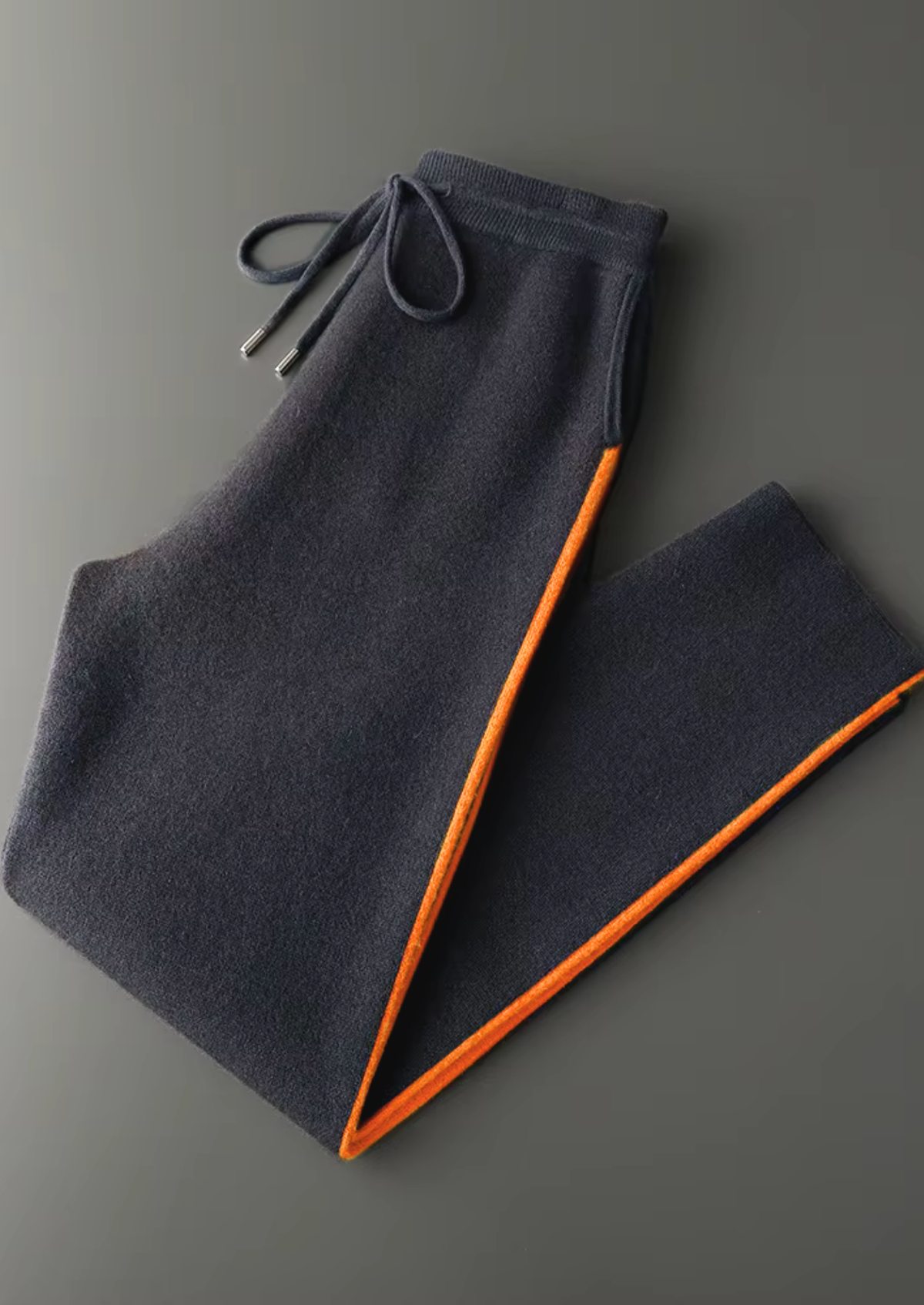 Premium Cashmere Deep Gray Milano Leisure Set | Apuro