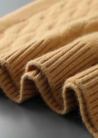 Premium Cashmere Cable Crewneck | Apuro