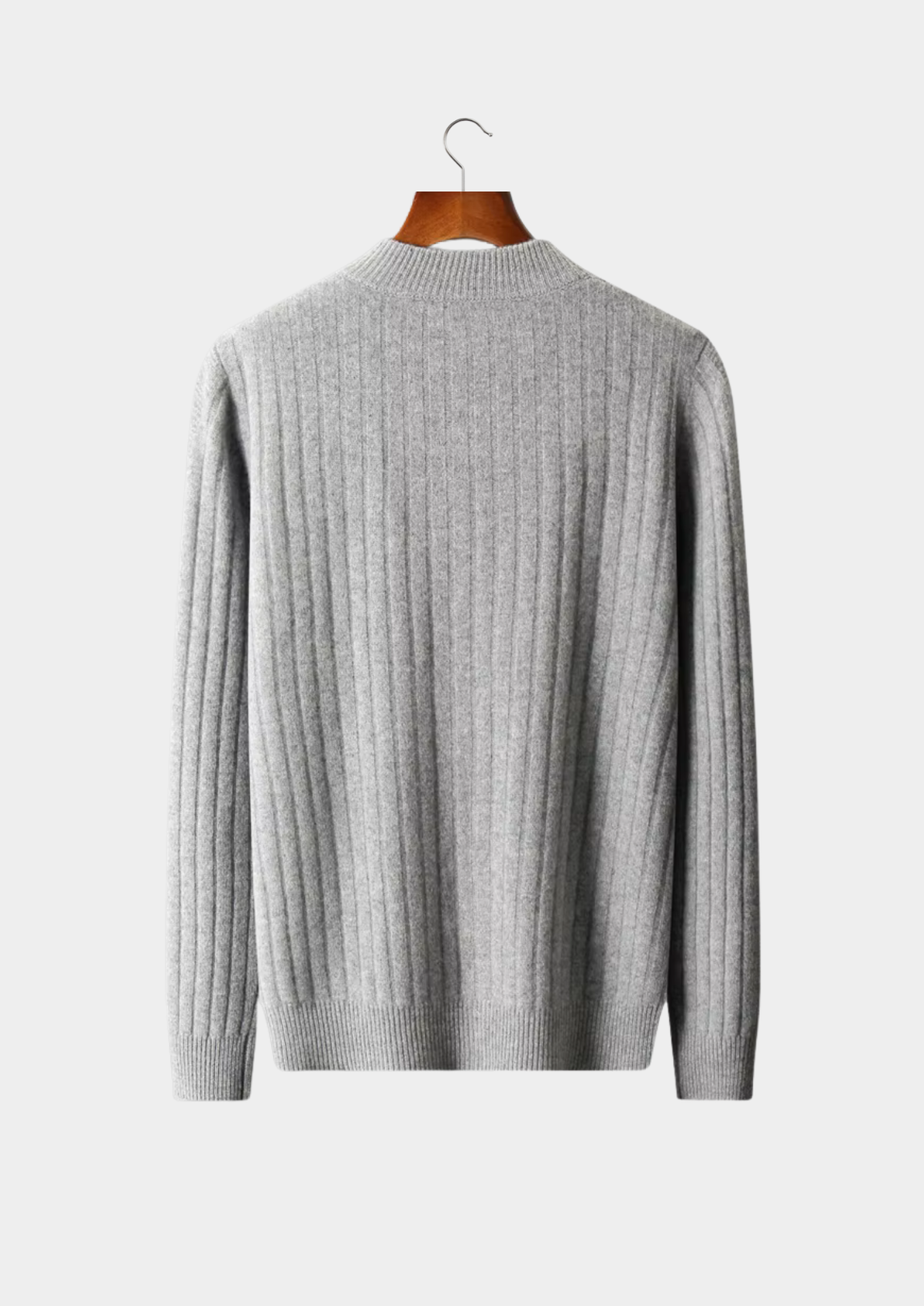 Pure Extra-Fine Merino Wool Patterned Zip Cardigan | Apuro