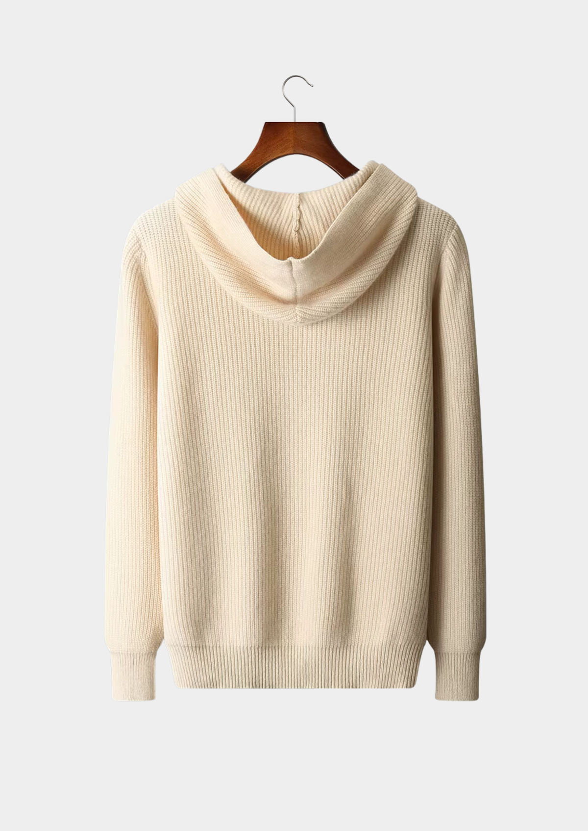 Pure Extra-Fine Merino Wool Half Zipper Hoodie | Apuro