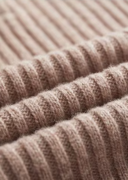 Pure Extra-Fine Merino Wool Ribbed Henley Sweater | Apuro