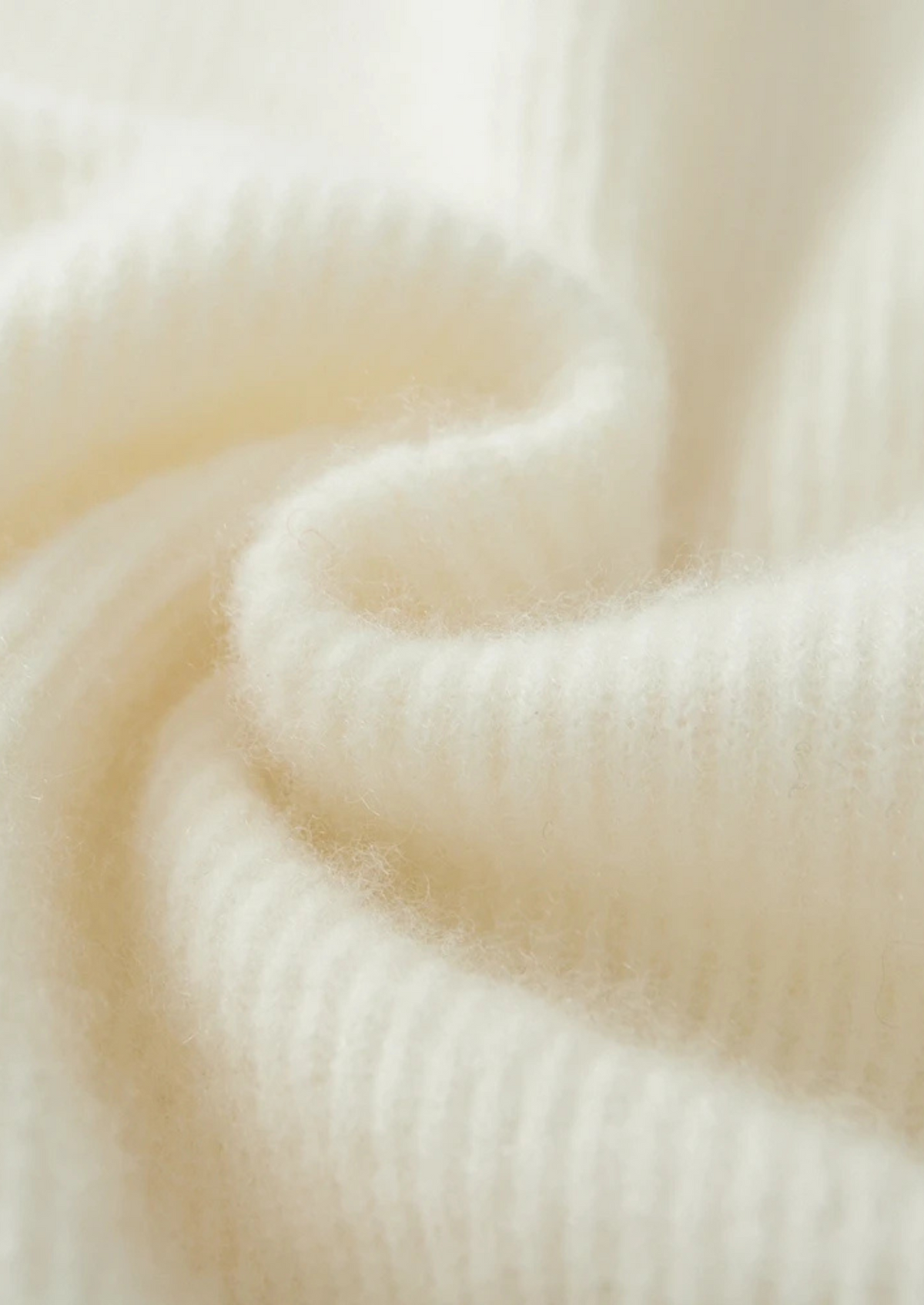Pure Extra-Fine Merino Wool Ribbed Zipper Cardigan | Apuro
