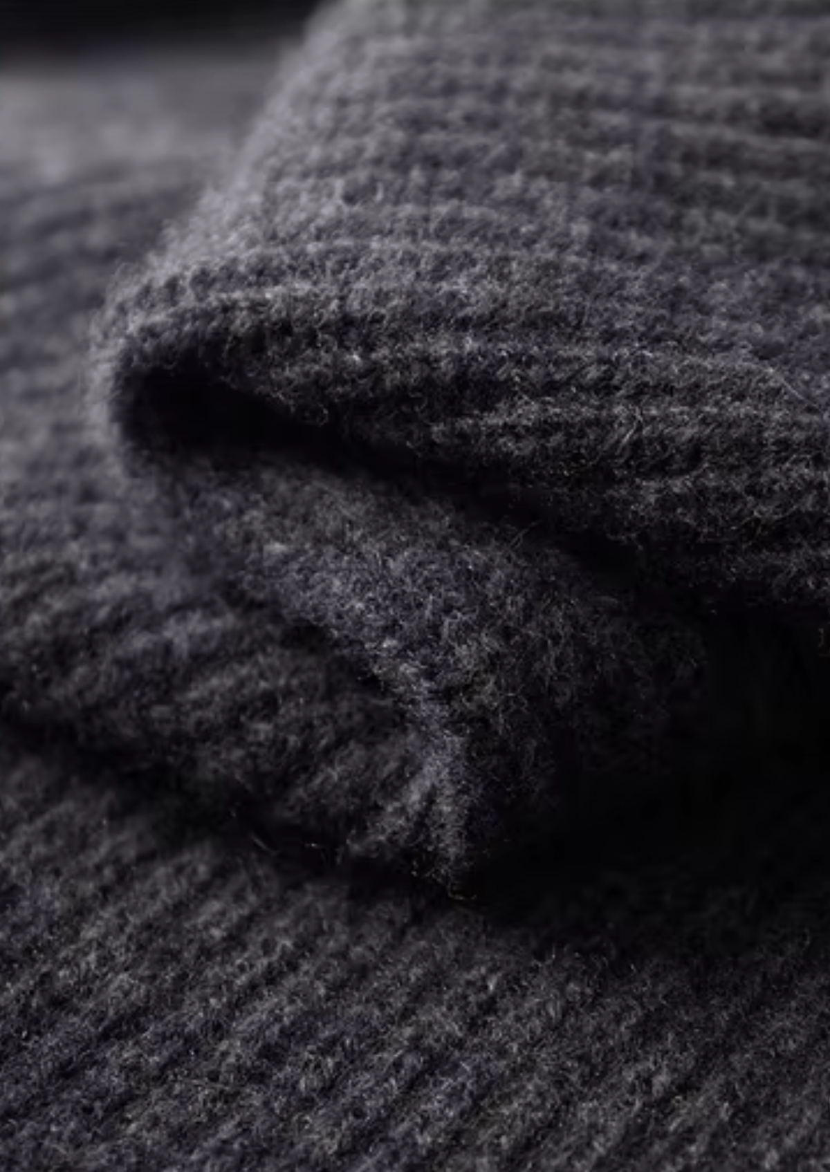 Pure Extra-Fine Merino Wool Funnel Neck Dual Zip Cardigan | Apuro