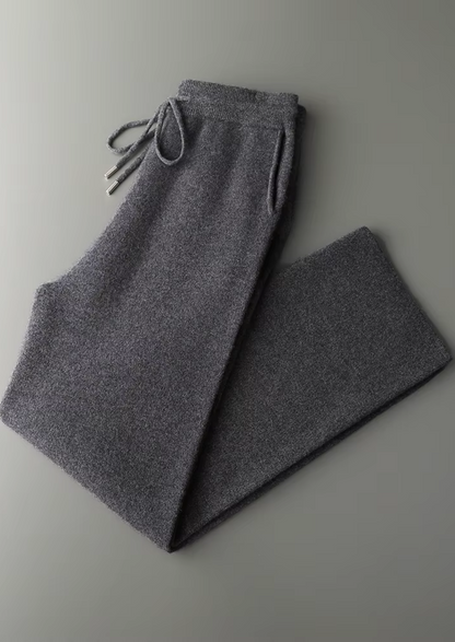Premium Cashmere Relaxed Trousers | Apuro