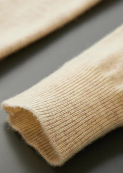 Pure Extra-Fine Merino Wool Polo Cardigan | Apuro