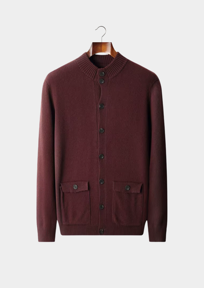 Pure Extra-Fine Merino Wool Button Cardigan | Apuro