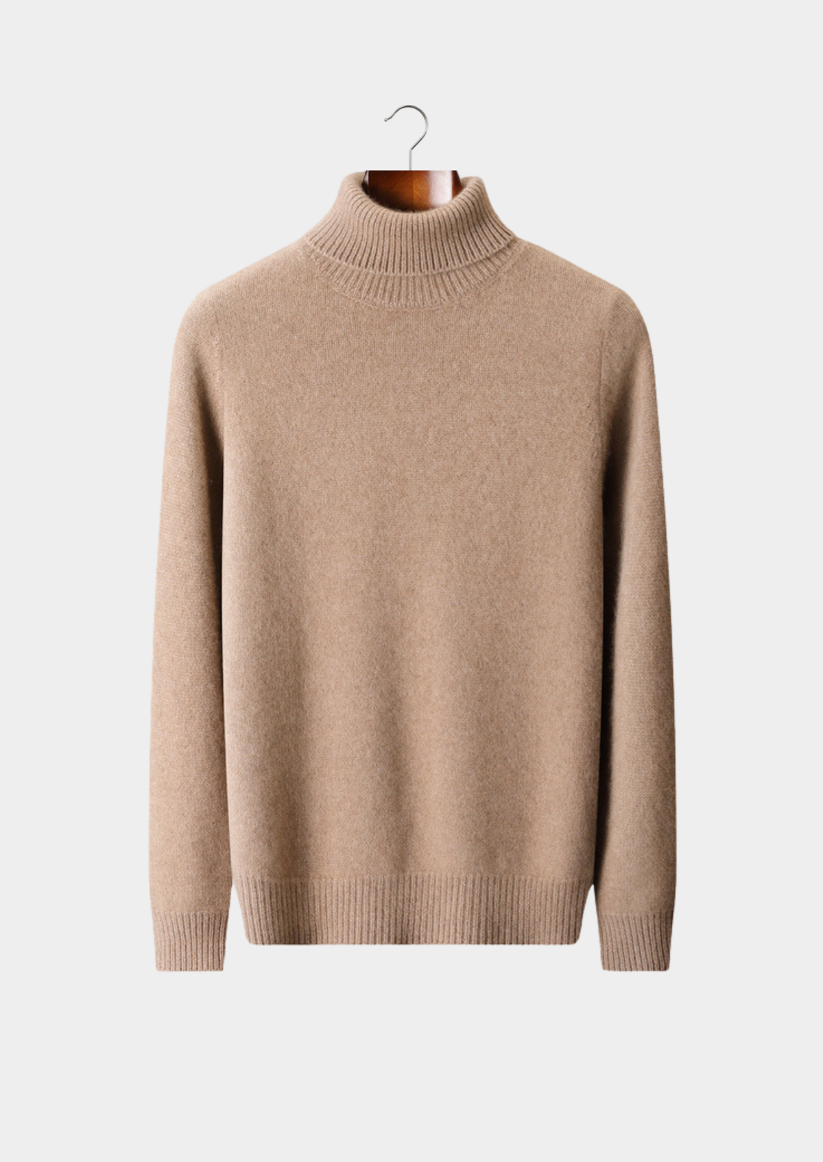 Pure Cashmere Beige Essential Rollneck | Apuro