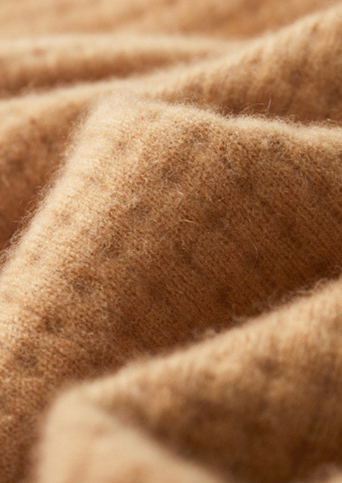 Pure Cashmere Caramel Textured Button Cardigan | Apuro
