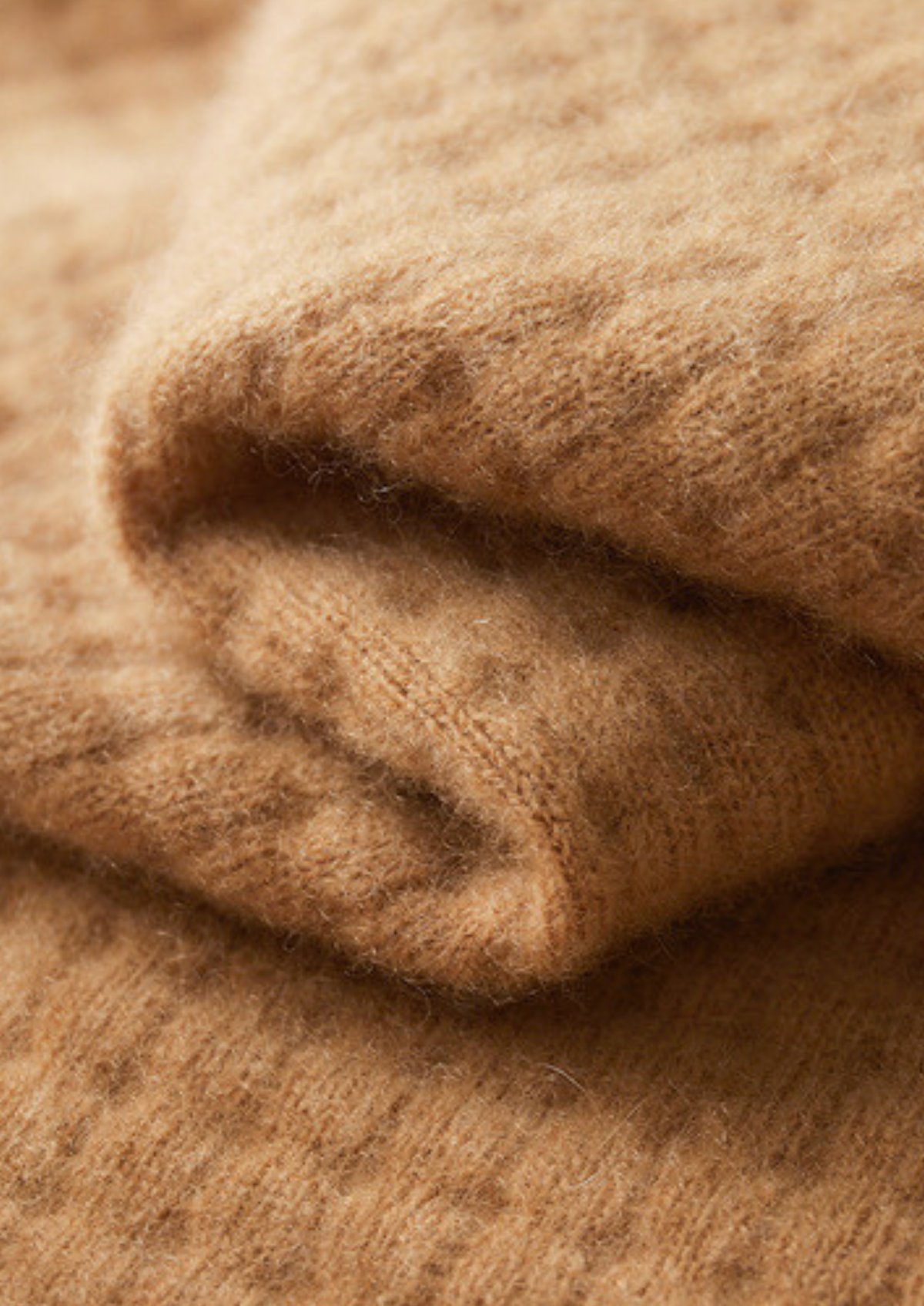 Pure Cashmere Caramel Textured Button Cardigan | Apuro