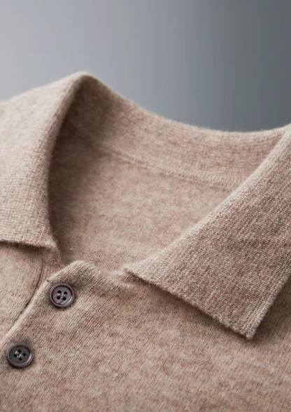 Pure Extra-Fine Merino Wool Classic Sweater Polo | Apuro