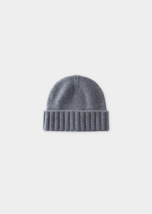 Light Gray Cashmere Wintertime Beanie | Apuro