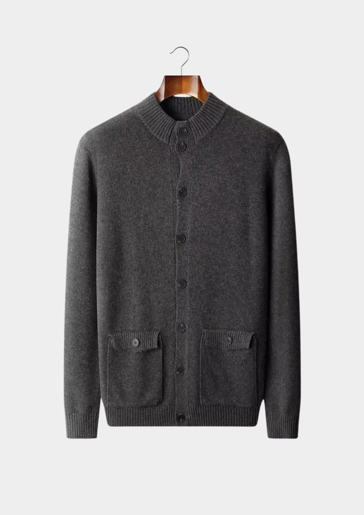 Pure Extra-Fine Merino Wool Button Cardigan | Apuro